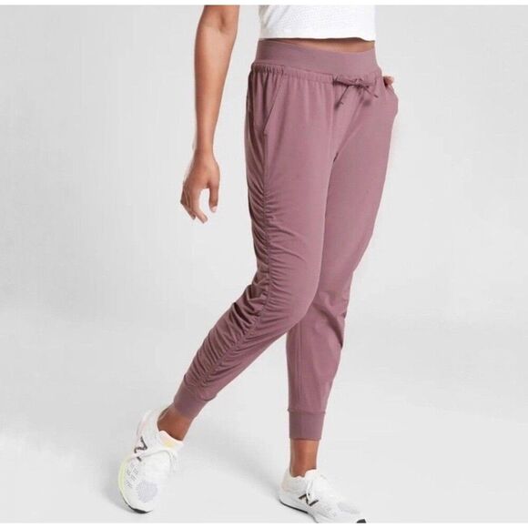 Athleta Pants - Athleta Purple Volcanic Violet Attitude Pants Activewear Gym Workout Size 6